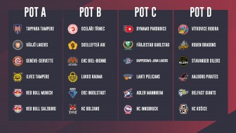 Die Auslosungs-Töpfe für die diesjährige Champions Hockey League. Die Auslosungs-Töpfe für die diesjährige Champions Hockey League.