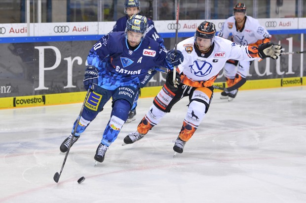 Darin Olver und die Pantehr wollen den Vorsprung auf die Grizzlys Wolfsburg wieder auf neun Punkte vergrößern.
Foto: Johannes TRAUB / JT-Presse.de