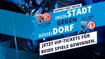 Zwei Mal Ingolstadt gegen Düsseldorf an einem Tag - und so können Sie die Spiele als VIP erleben... Zwei Mal Ingolstadt gegen Düsseldorf an einem Tag - und so können Sie die Spiele als VIP erleben...